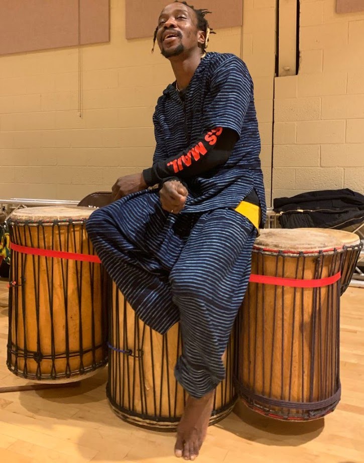 Soriba Fofana at the Creative Expression event during the 2020 Black History Month